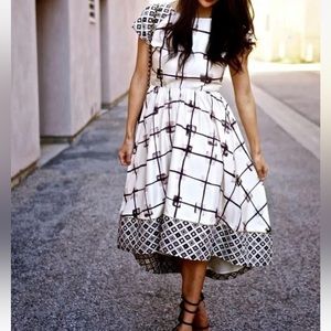 ANTHRO Troubadour Cadria High-Low Dress